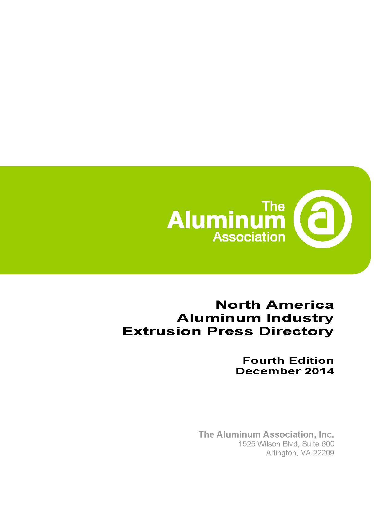 North America Aluminum Industry Extrusion Press Directory
