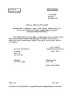 FED FF-B-2844/5 Notice 1 - Cancellation